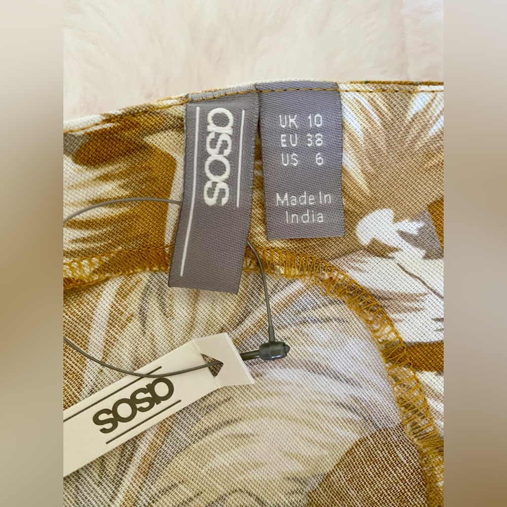 ASOS Design Button Through Linen Cami - Picture 2 of 7